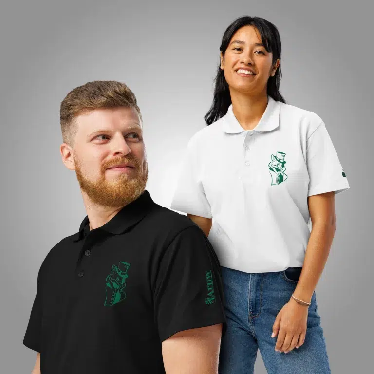 polo piqué brodé aruw original