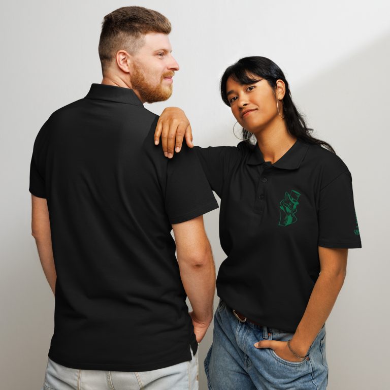 polo piqué brodé aruw original